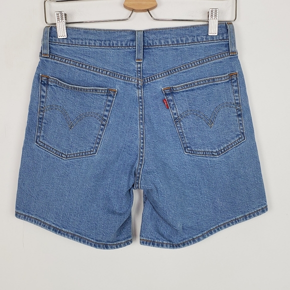 Levi's 501 Mom Shorts Light Wash 25 - Picture 4 of 6